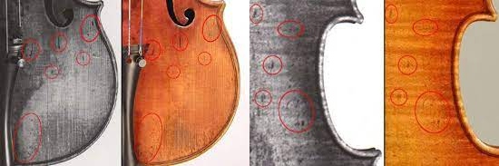La comprobación fotografica ha hecho posible la identificación del viloín Mendelssonh, vendido como violín Stella en 2005