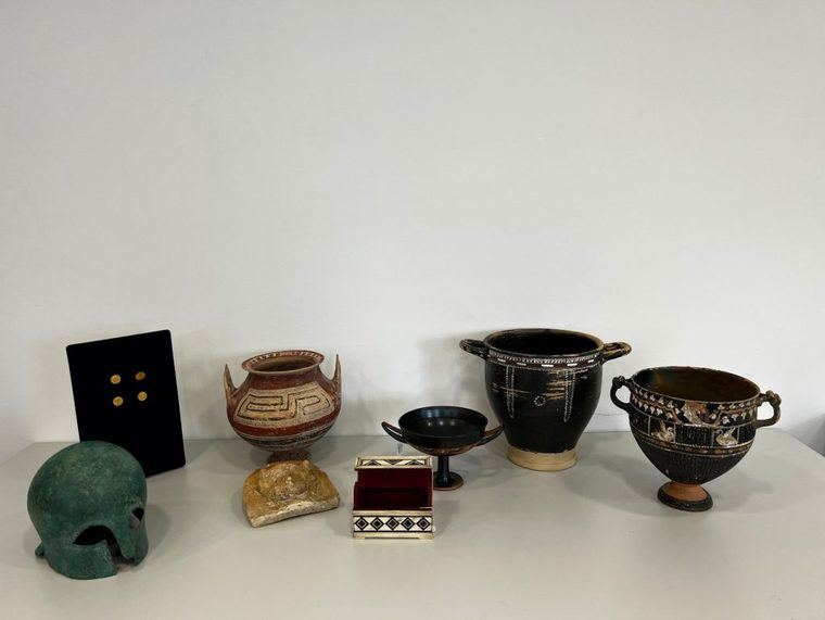 Catorce artefactos arqueológicos fueron devueltos a Italia por las autoridades bávaras. 
