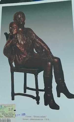 escultura de Mario Moretto robada. A pesar de ser valiosas , las obras no estaban aseguradas...