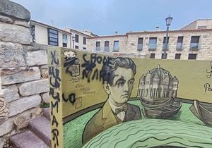 Batalla grafitera en Zamora.
