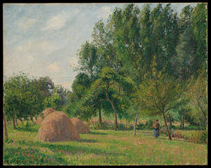 «Almiares, Mañana, Éragny» (1899) de Camille Pissarro. Se vendió forzosamente en 1941