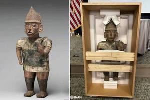 México recupera tres piezas arqueológicas que permanecían en Nueva York.