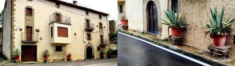 Delante del mismo ayuntamiento de Navardún se pueden ver los capiteles-ceteros, procedentes de su castillo del s. XIII