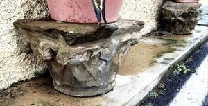 ¿Cinco capiteles del Siglo XIII empleados como maceteros en Navardún (Zaragoza)?