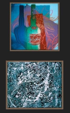 la pintura Jackson Pollock, Springs Water (1949) y la serigrafía de Warhol, La Gran Pasión (1984), todavía no han sido halladas.