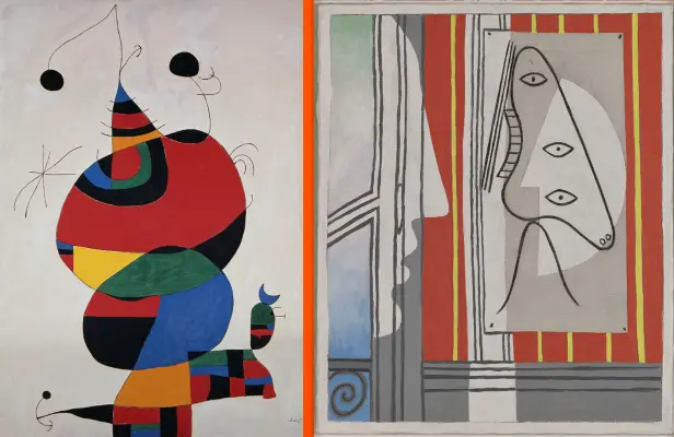 supuesta obra de Miró y de Picasso incautadas. Ahora hay que determinar su originalidad (que no lo parece).