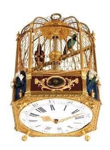 RELOJ EN FORMA DE JAULA DORADA de Jacquet -Droz