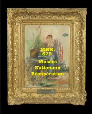 Uno de los cuadros robados en el Museo Renoir es un MNR y está en proceso de restitución.