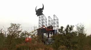 El ayuntamiento de Tudela ya ha iniciado la reconstrucción de su Toro de Osborne