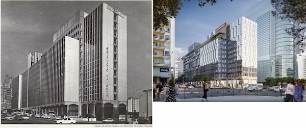 Edificio Trieste I y II en 1973 (revista COAM)  -
                  
Edifico GENERALI en 2023 (Arch Generali)