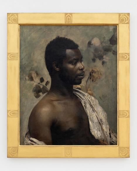 príncipe William Nii Nortey Dowuona pintado por Gustav Klimt en 1897