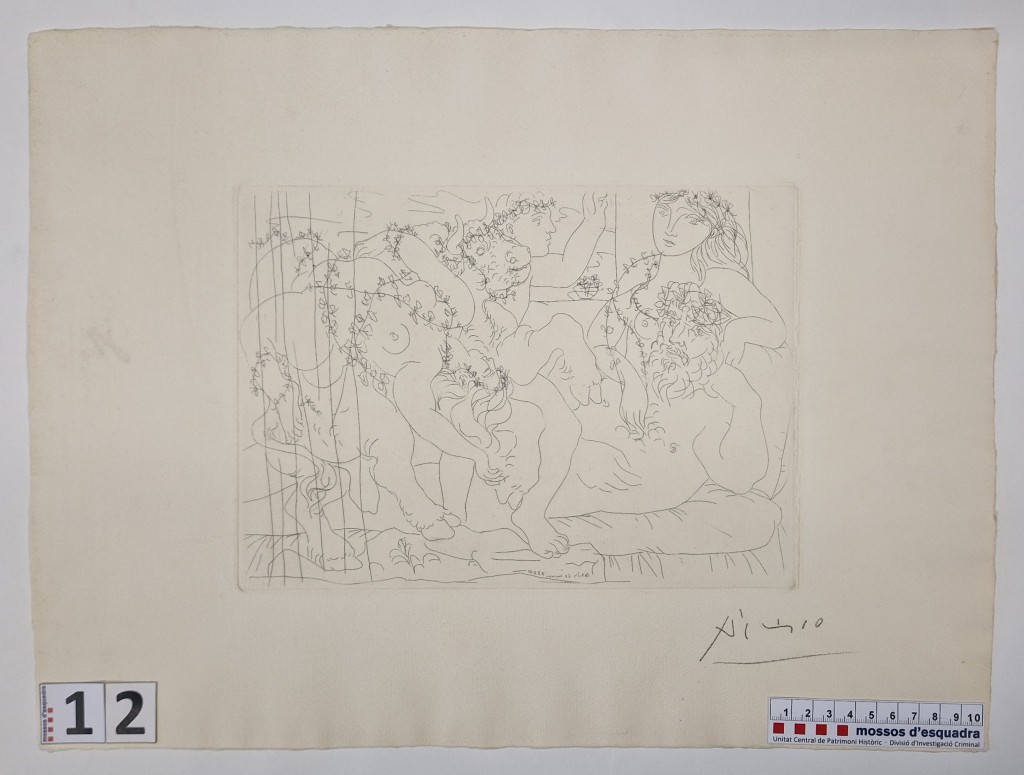 Caso Suite Vollard, Abril 2024 - noviembre 2025: 16 falsificaciones de Picasso intervenidas internacionalmente