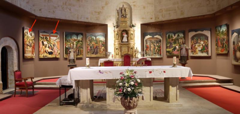 vista actual del ábside de la Nuestra Señora de la Asunción, Arcenillas  