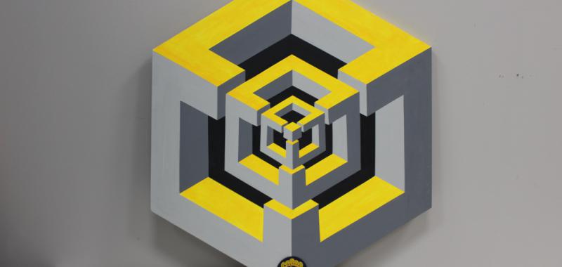 Reproducción de Obra de José Mª Yturralde