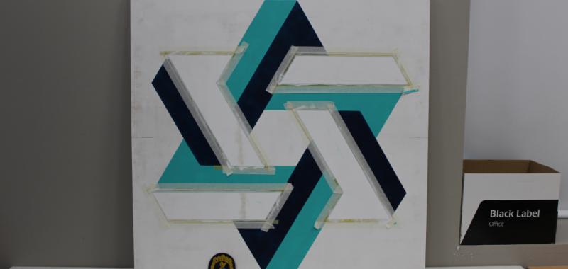 Reproducción de Obra de José Mª Yturralde