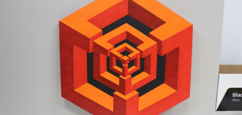 Reproducción de Obra de José Mª Yturralde